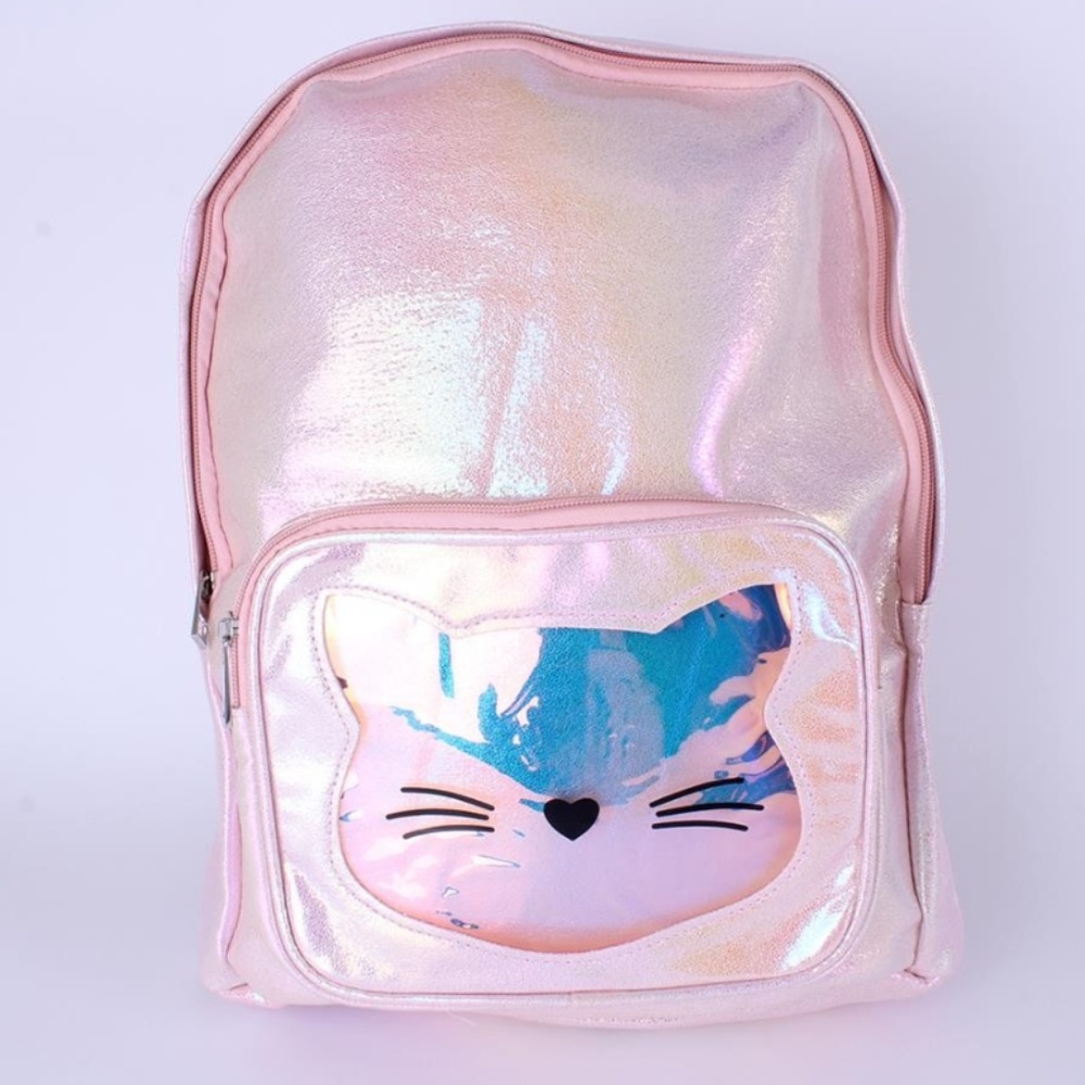 NEW Pink Cat school backpack